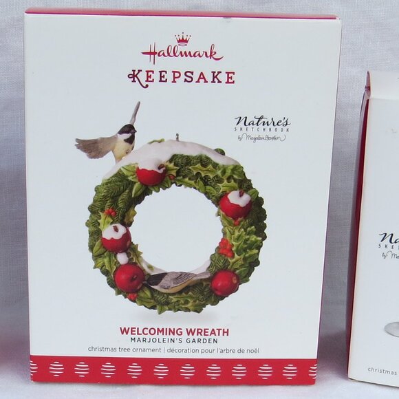 HALLMARK Keepsake Bird Christmas Ornaments by Marjolein Bastin - Set of 3 - Picture 2 of 8